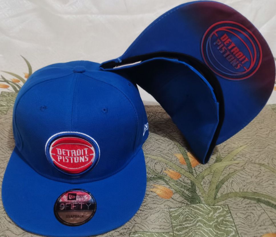 2021 NBA Detroit Pistons Hat GSMY610->nba hats->Sports Caps
